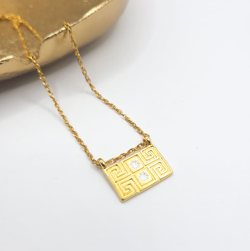 Alena Necklace gold