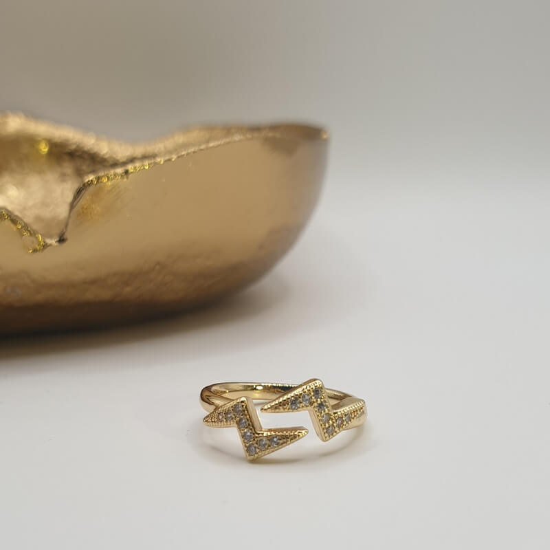 Lightning Ring gold