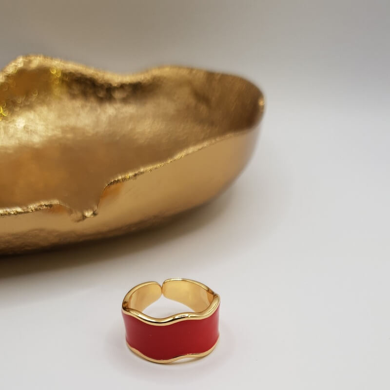 Talita Ring red gold