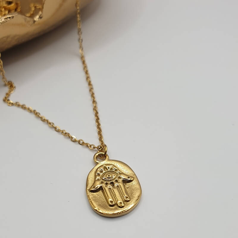 Fatima Necklace gold