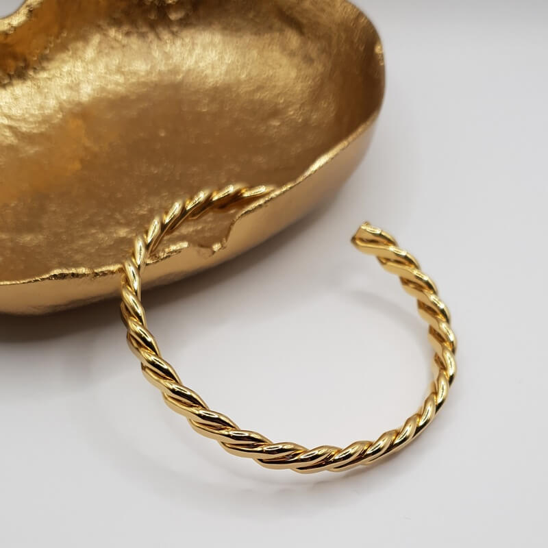 Braid Cuff gold