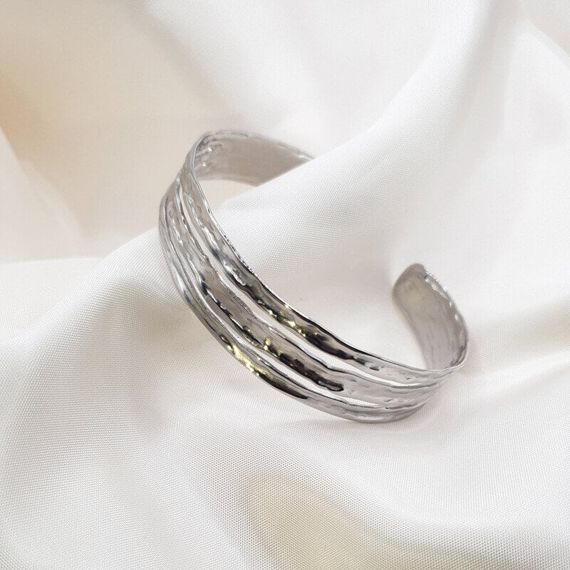 3 Stripes Cuff silver