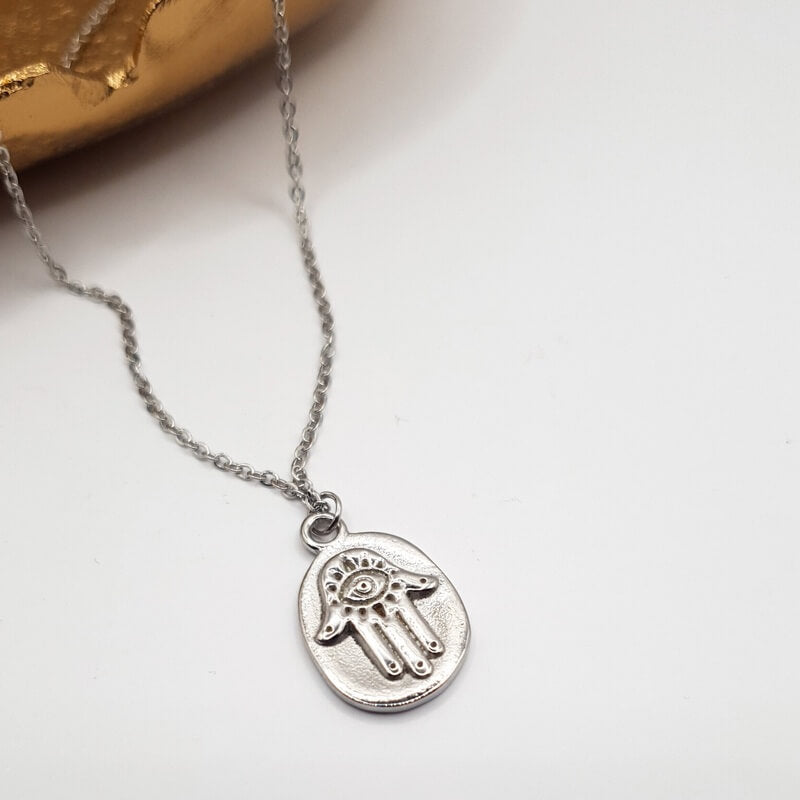 Fatima Necklace silver