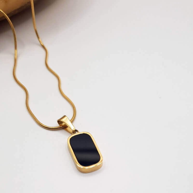 Two Face Necklace gold