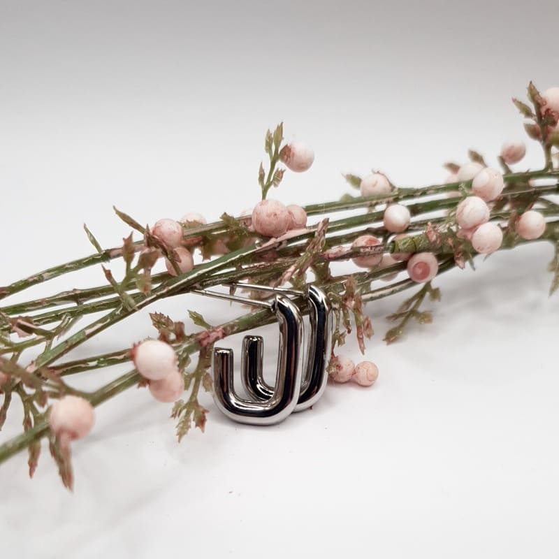 Solid Mini Hoops silver