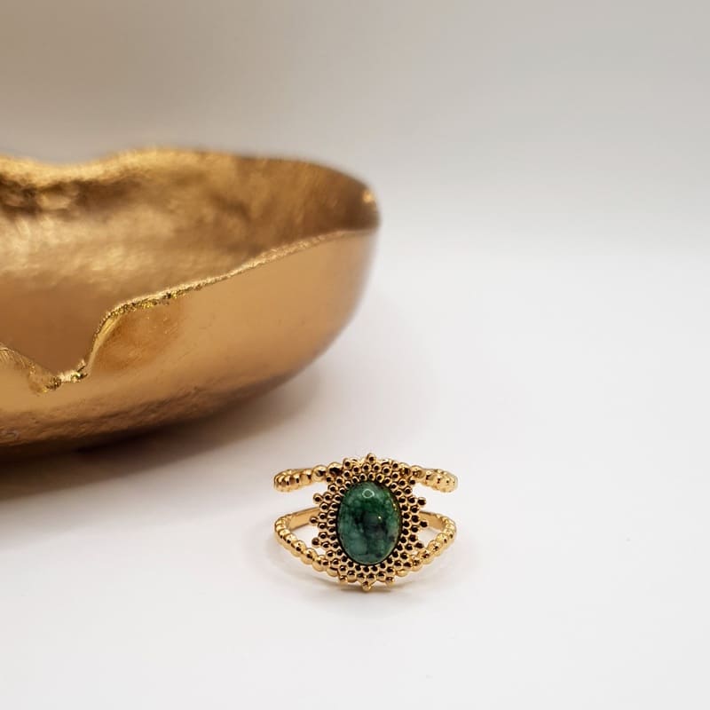 Jana Ring green gold
