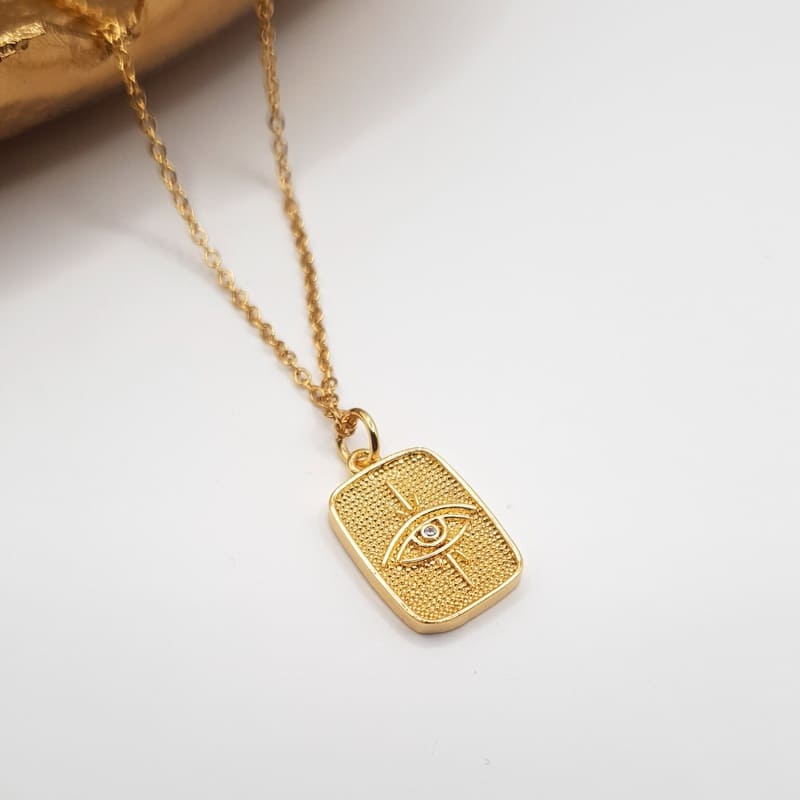 Eye of Ra Necklace gold