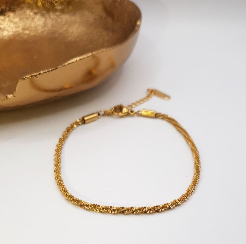 Glow Chain Bracelet gold
