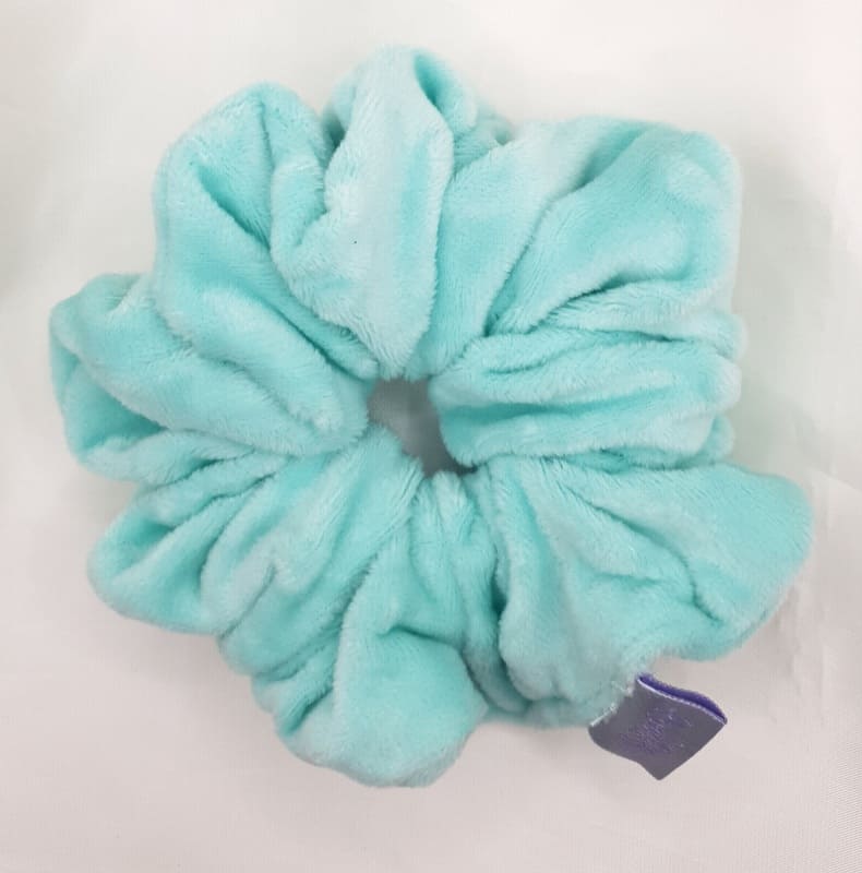 3D Dots Mint Velvet Scrunchie