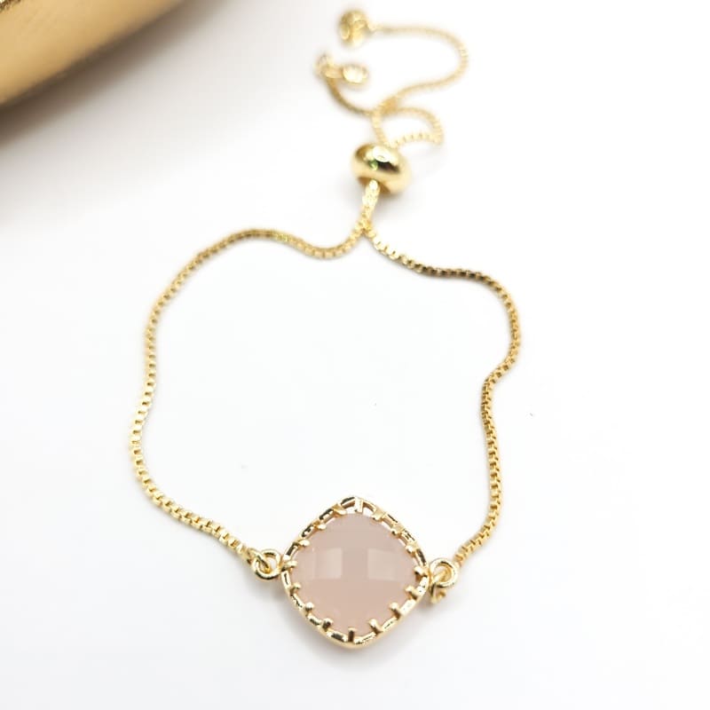 Anelise Pink Bracelet gold