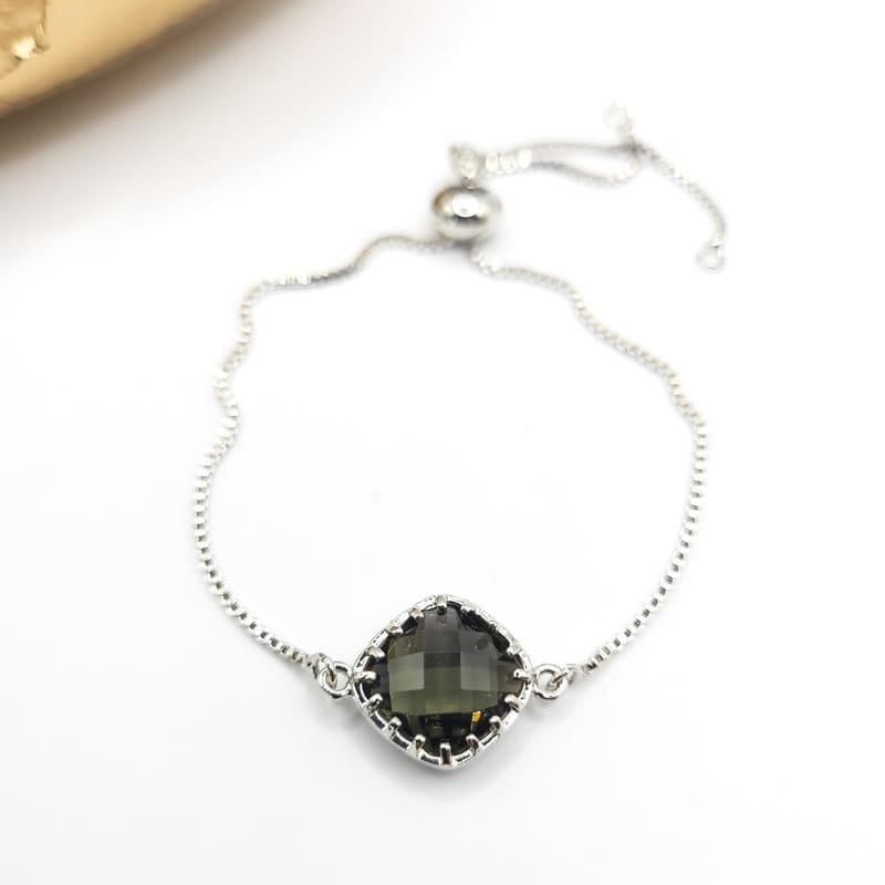 Anelise Black Bracelet silver